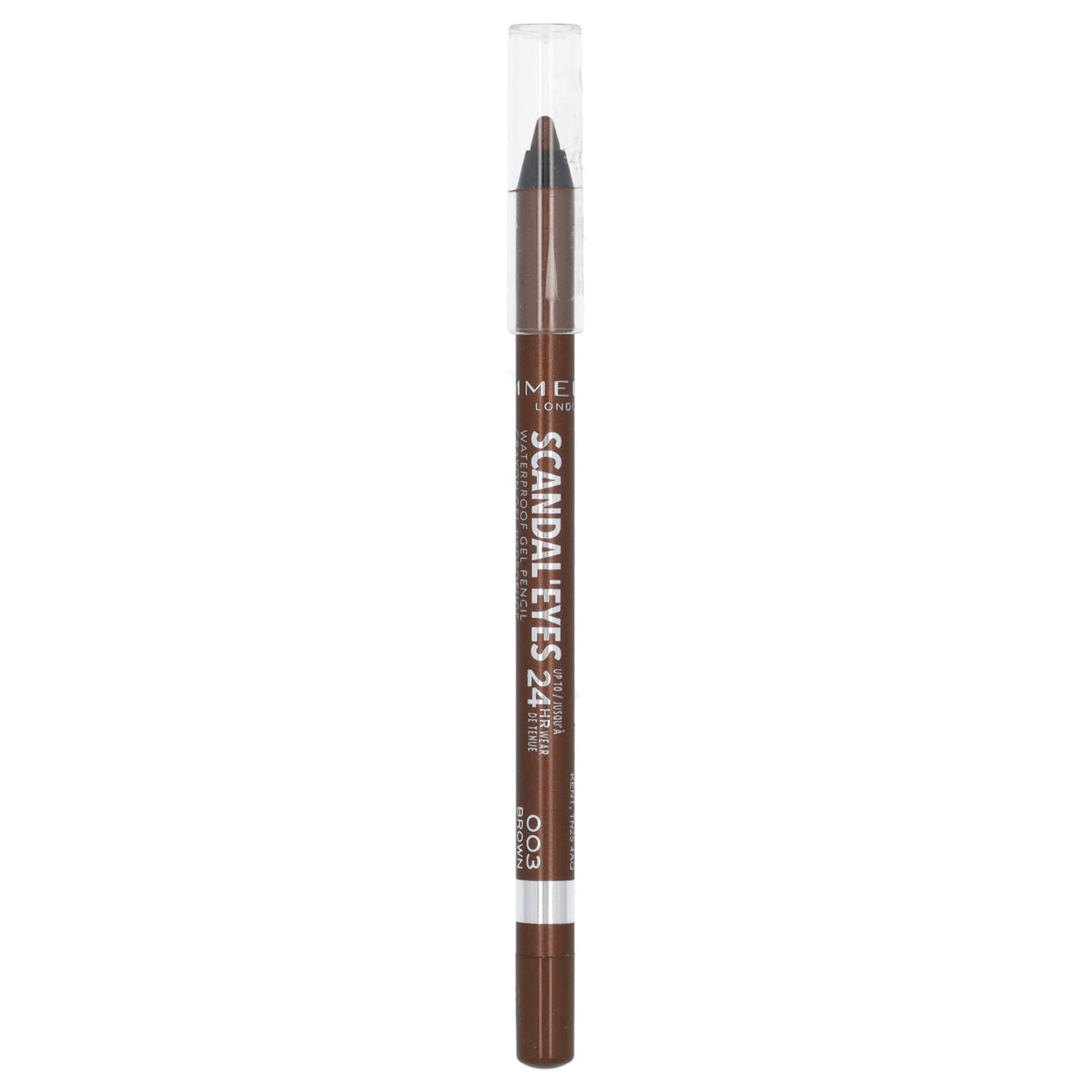 Rimmel London, Scandal'Eyes, Waterproof Gel Pencil, 003 Brown, 0.04 oz (1.3 g) - Image 2