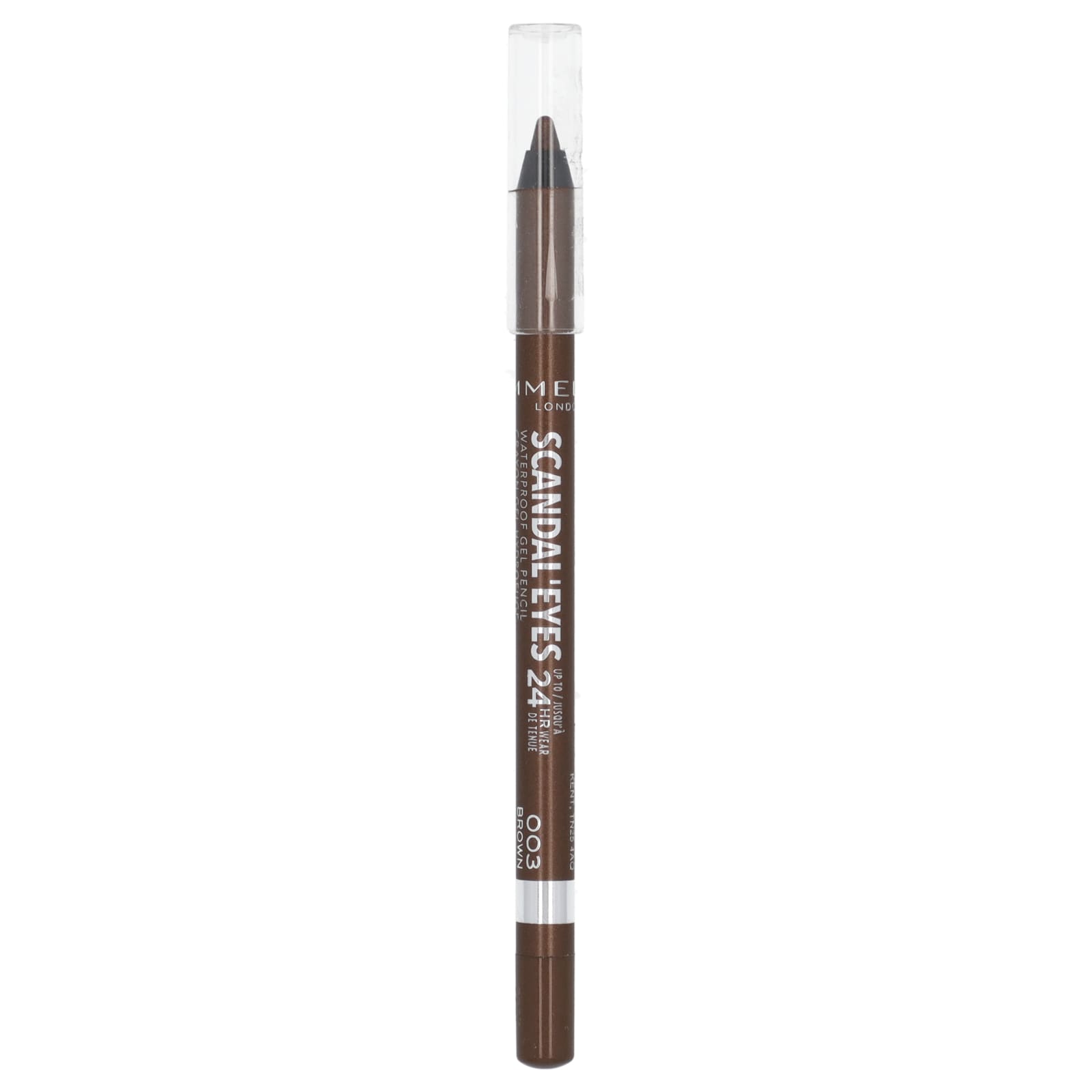 Rimmel London, Scandal'Eyes, Waterproof Gel Pencil, 003 Brown, 0.04 oz (1.3 g) - Image 2