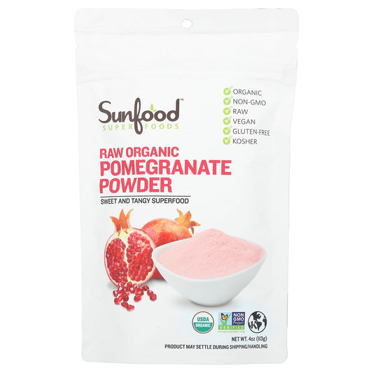 Sunfood, Raw Organic Pomegranate Powder, 4 oz (113 g) - Image 1
