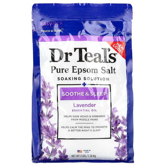 Lavender Epsom Salt Soaking Solution for Relaxation & Sleep - Image 1