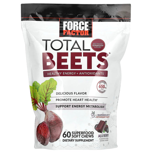 Total Beets Soft Chews for Natural Energy & Heart Health - Image 1