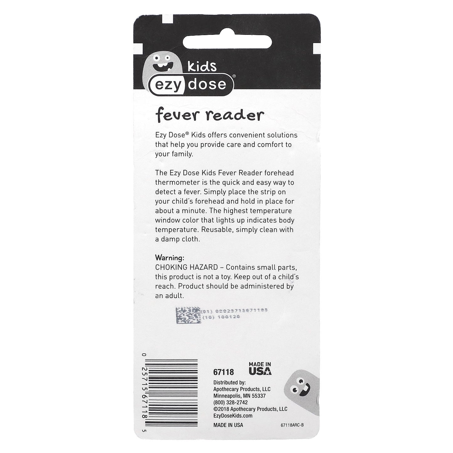 Ezy Dose Kids Fever Reader Forehead Thermometer - Easy & Quick Temperature Detection - Image 2