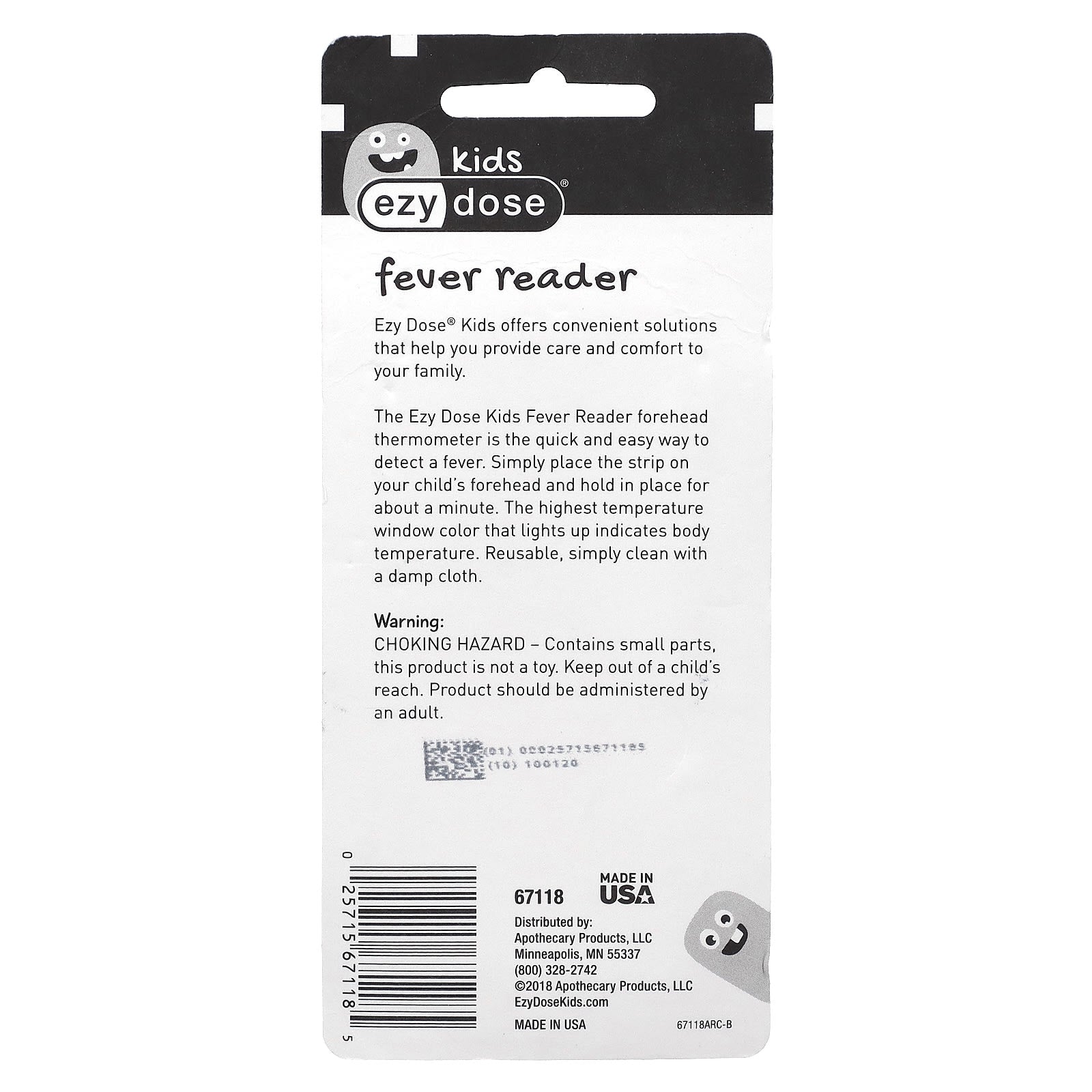 Ezy Dose Kids Fever Reader Forehead Thermometer - Easy & Quick Temperature Detection - Image 2