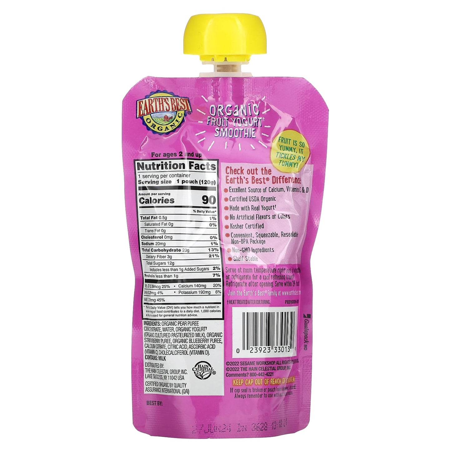 Organic Fruit Yogurt Smoothie | Earth's Best - Image 2