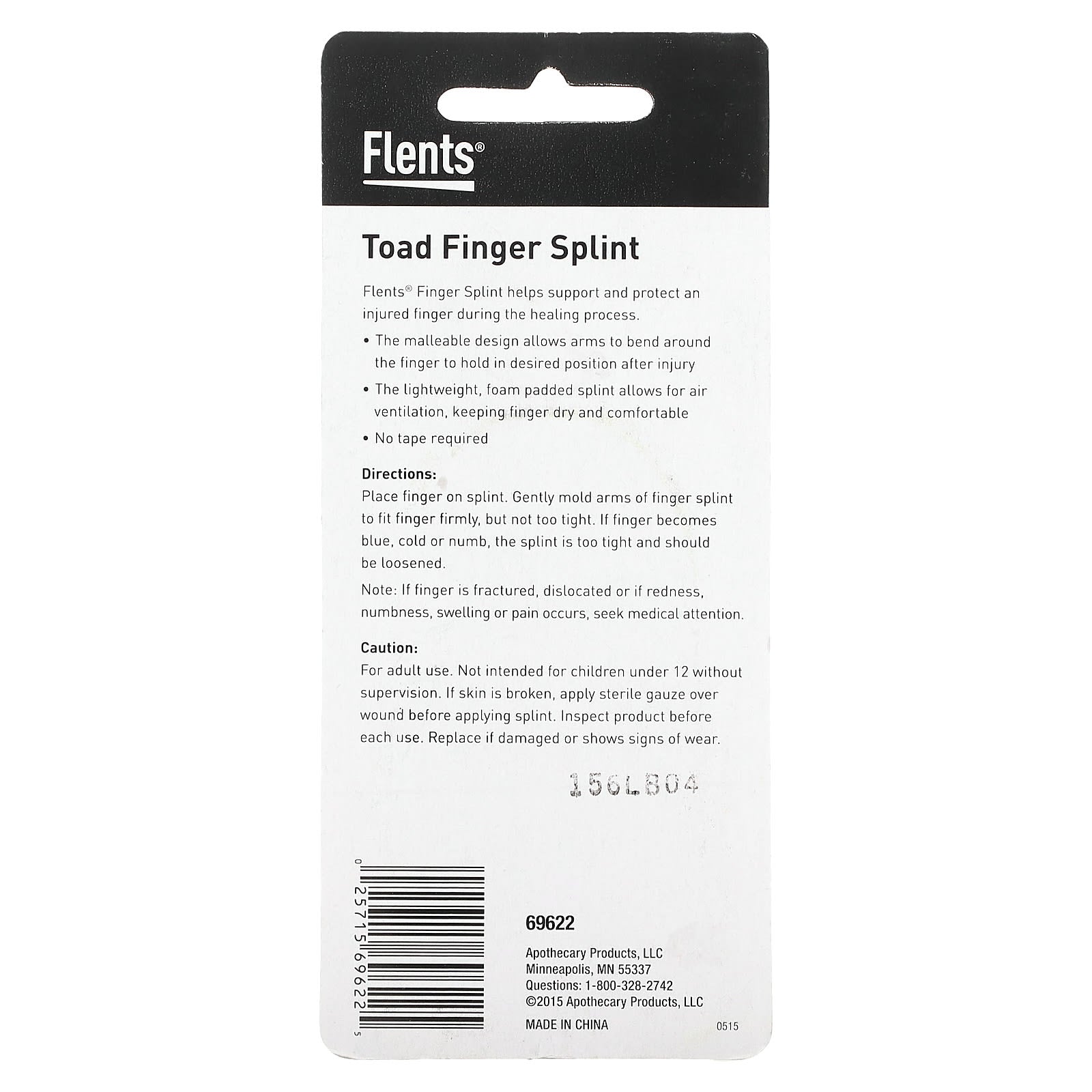 Flents Finger Splint for Support & Protection - Medium, 1 Piece - Image 2