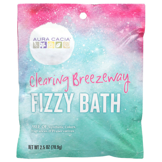 Aura Cacia Fizzy Clearing Bath for Refreshing Skin - Image 1