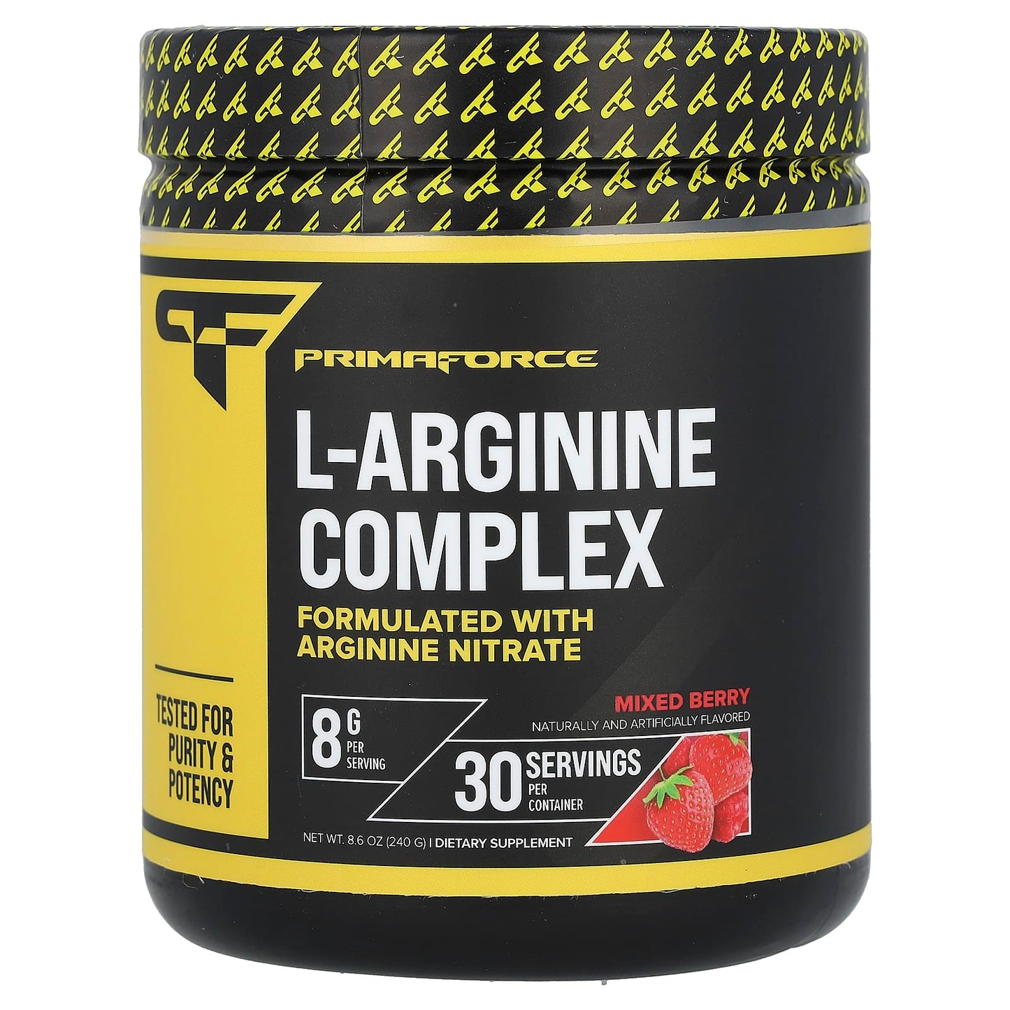 Primaforce, L-Arginine Complex, Mixed Berry, 8.6 oz (240 g) - Image 1