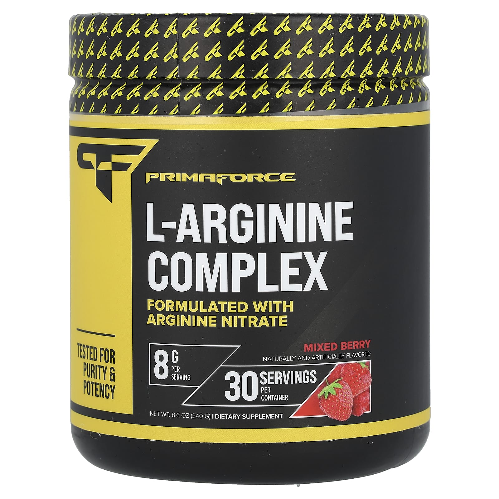 Primaforce, L-Arginine Complex, Mixed Berry, 8.6 oz (240 g) - Image 1