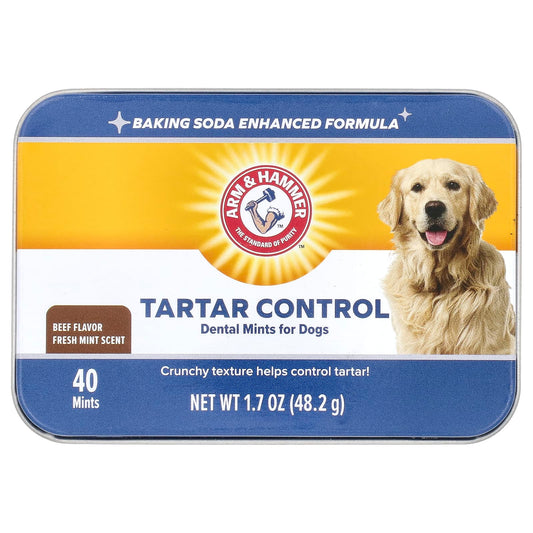 Arm & Hammer Tartar Control Dental Mints for Dogs - Fresh Breath, Healthy Teeth - Image 1