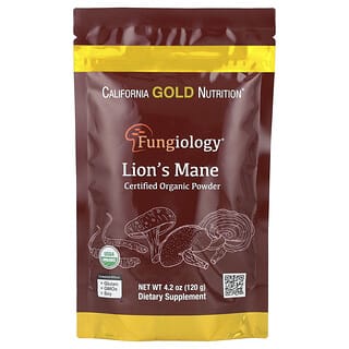 Lion's Mane Mushroom Powder for Cognitive Support by California Gold Nutrition