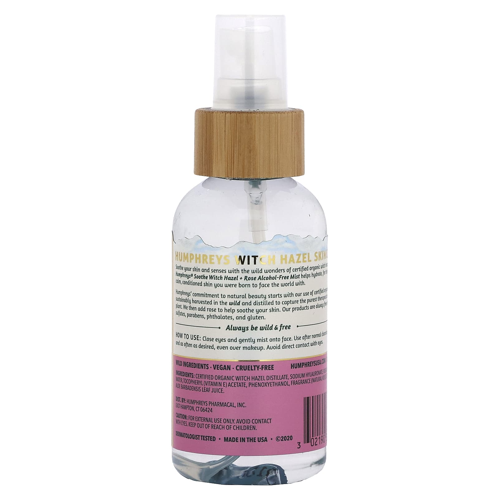 Certified Organic Witch Hazel Toner with Rose for Sensitive Skin - Image 2
