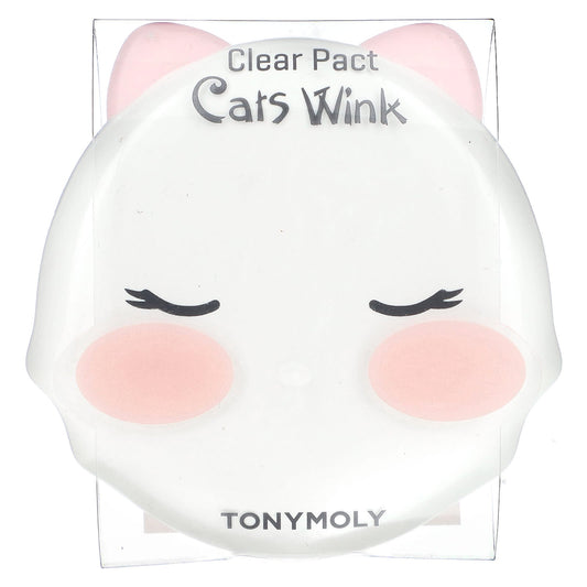 TonyMoly, Cat's Wink Clear Pact, 03 Translucent, 0.28 oz (8 g) - Image 1