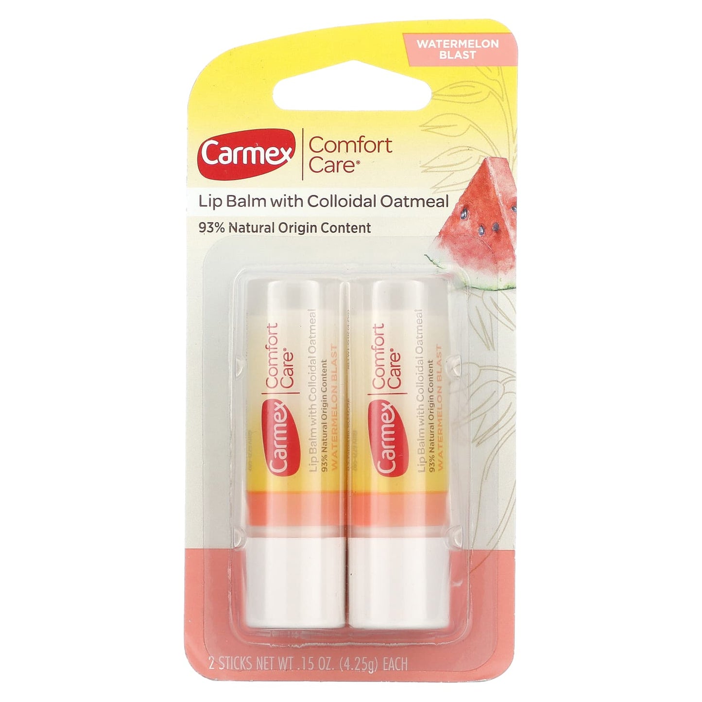 Carmex Comfort Care Lip Balm with Colloidal Oatmeal & Watermelon Blast - Image 2