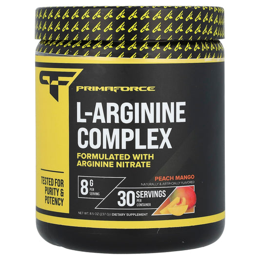 Primaforce, L-Arginine Complex, Peach Mango, 8.5 oz (237 g) - Image 1