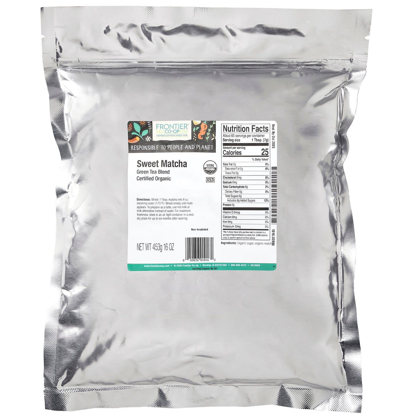 Organic Sweet Matcha Green Tea Blend | Frontiers Best Matcha - Image 2