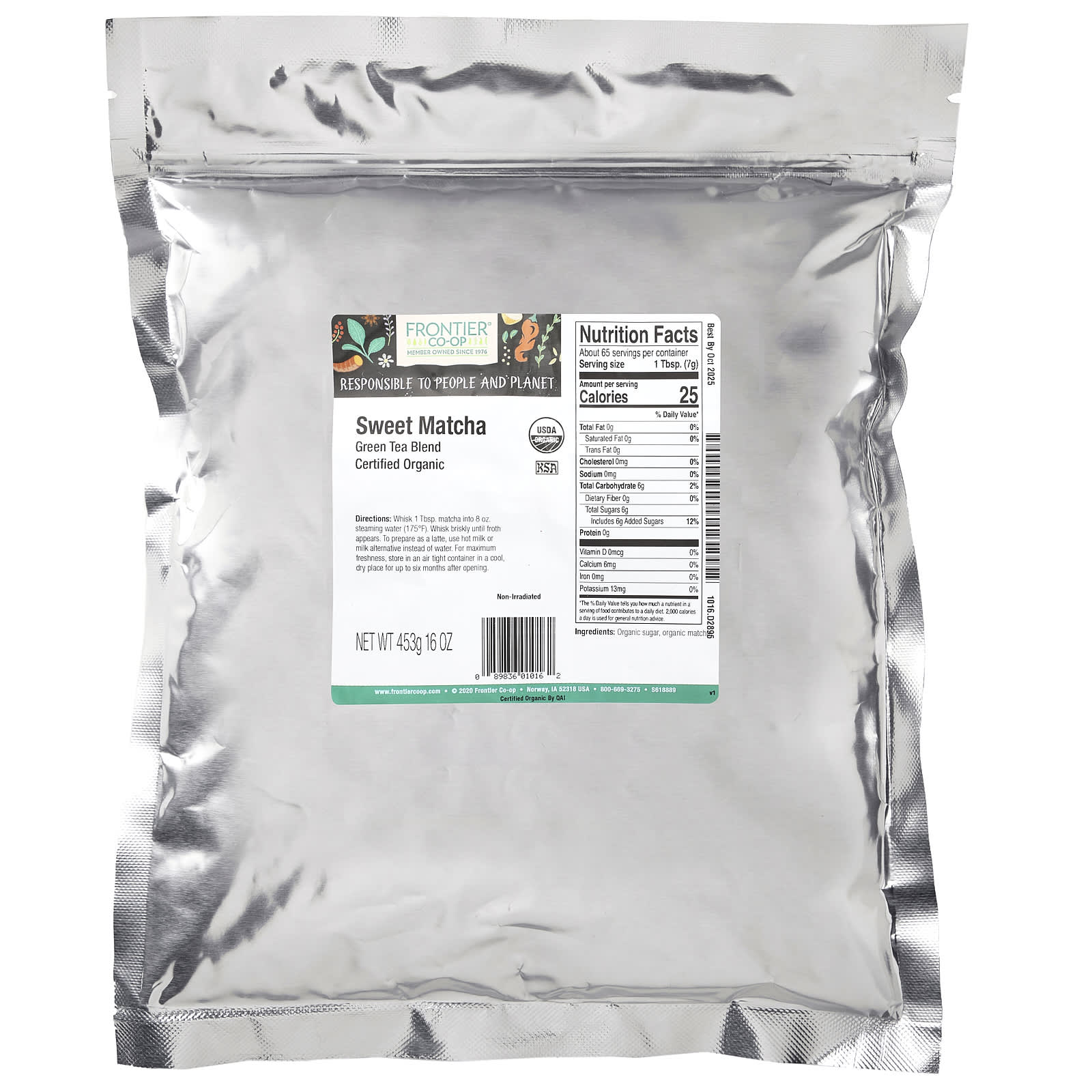 Organic Sweet Matcha Green Tea Blend | Frontiers Best Matcha - Image 2