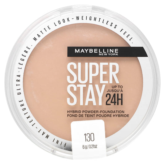 Maybelline, Super Stay, Hybrid Powder-Foundation, 130, 0.21 oz (6 g) - Image 1
