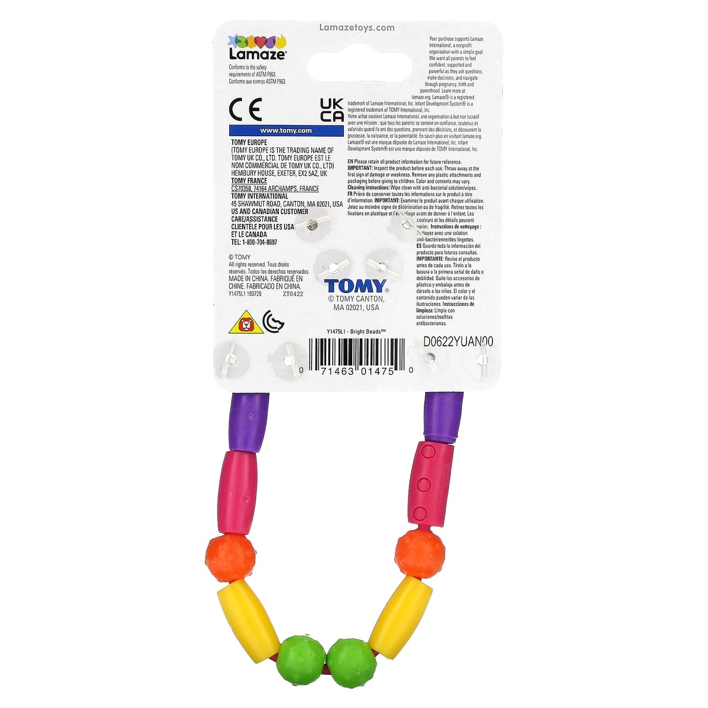 Lamaze, Bright Beads, 3M+, 1 Toy - Image 2