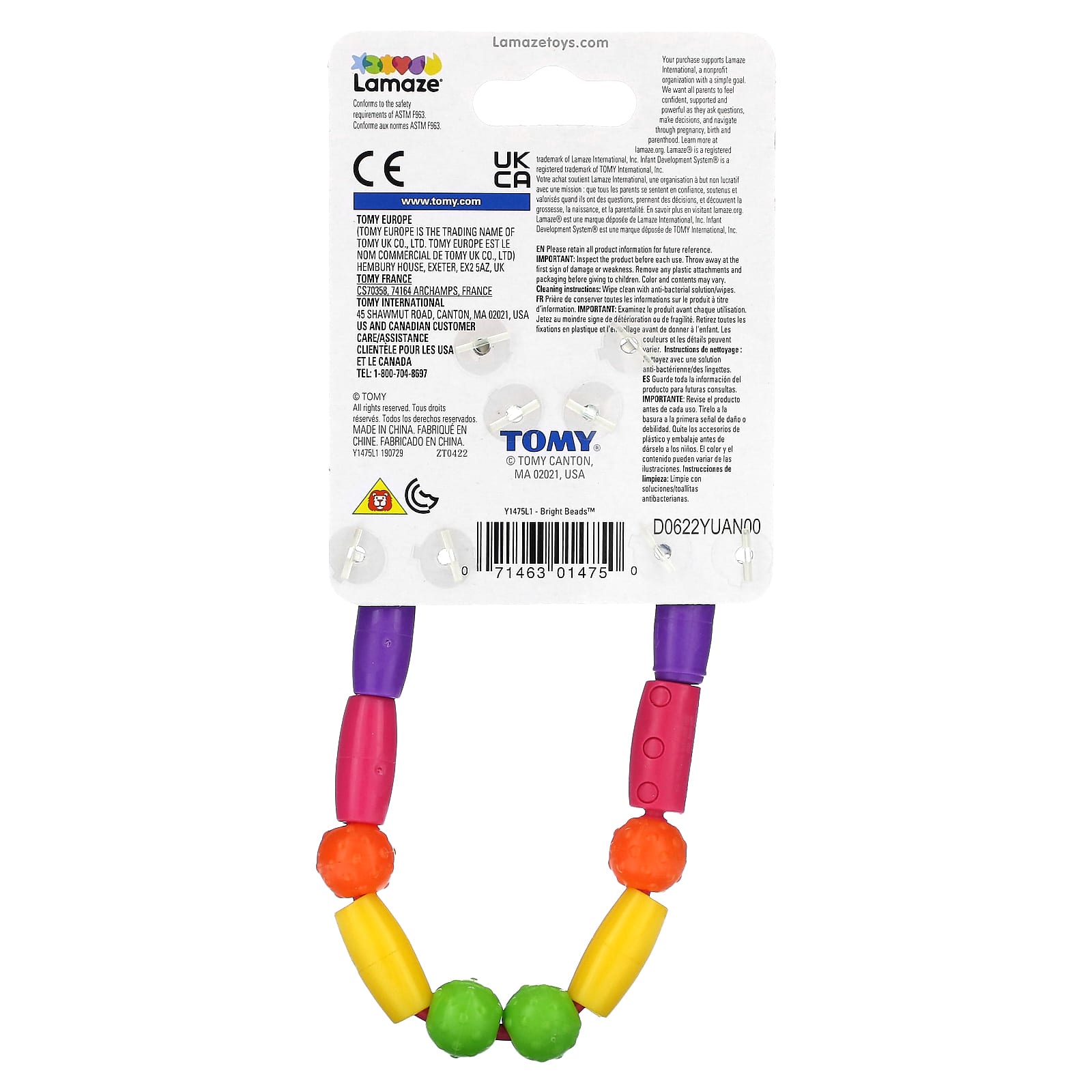 Lamaze, Bright Beads, 3M+, 1 Toy - Image 2