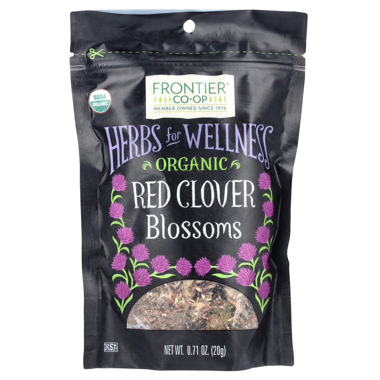 Organic Red Clover Blossoms for Wellness - Frontier Co-op - Image 1