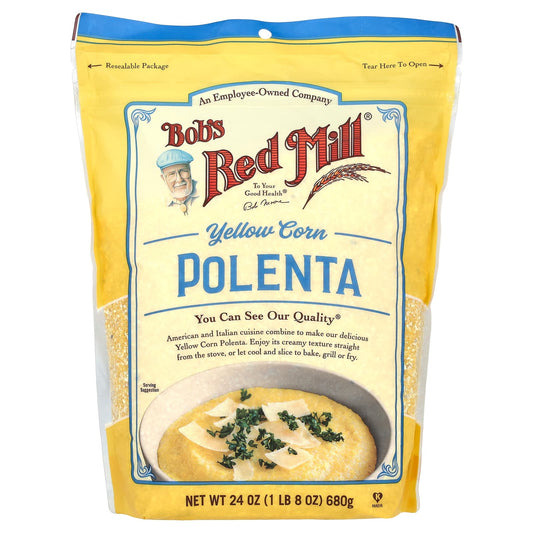 Bob's Red Mill Yellow Corn Polenta, 24 oz - Creamy Texture, Delicious Recipes - Image 1