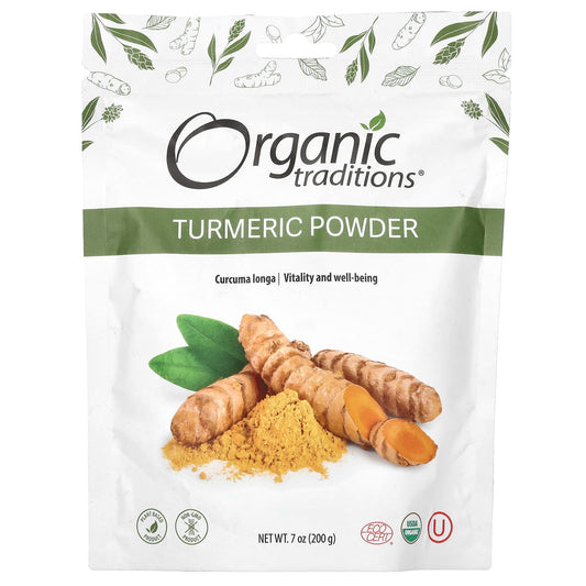 Organic Traditions, Turmeric Powder, 7 oz (200 g) - Image 1