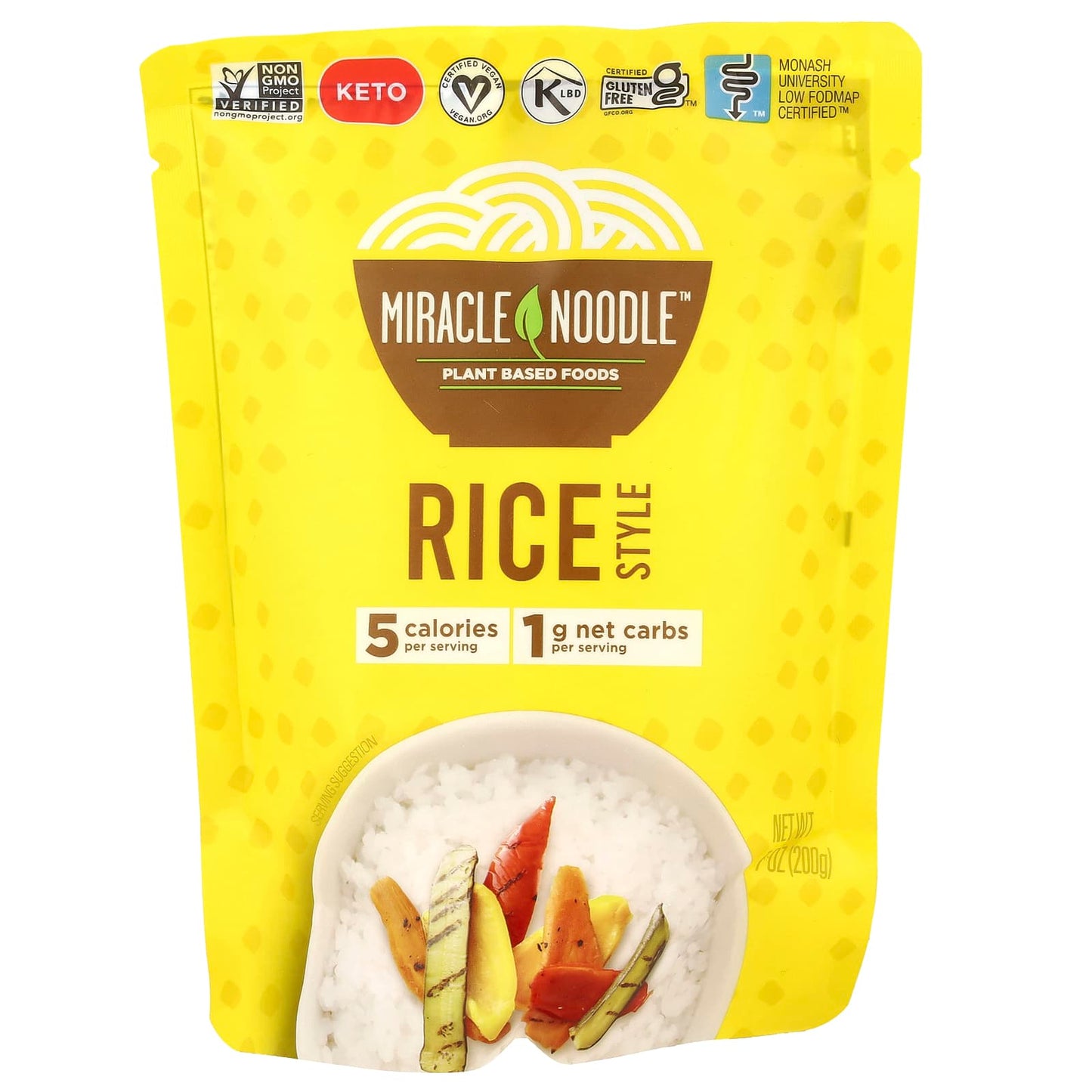 Miracle Noodle, Rice Style, 7 oz (200 g) - Image 1
