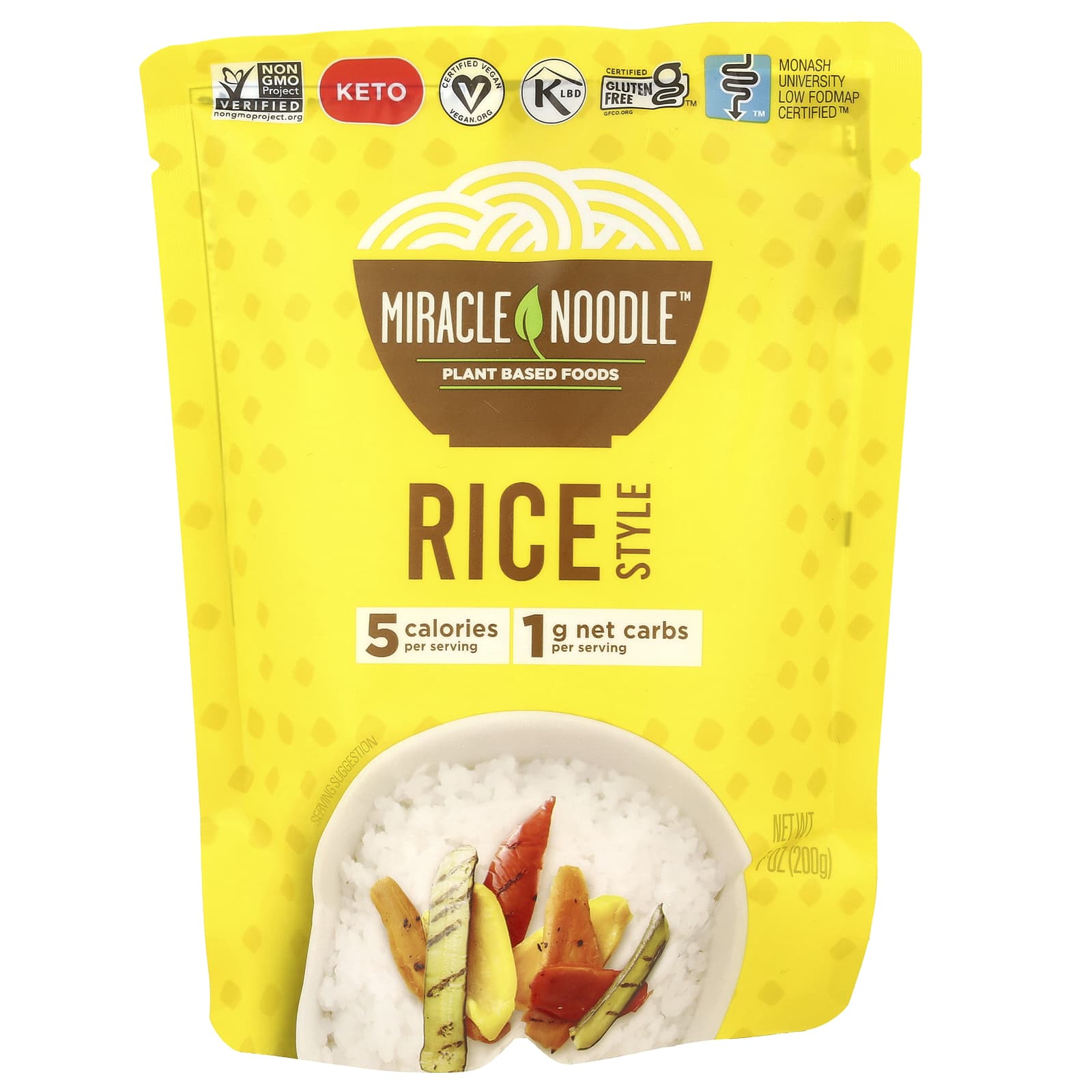 Miracle Noodle, Rice Style, 7 oz (200 g) - Image 1