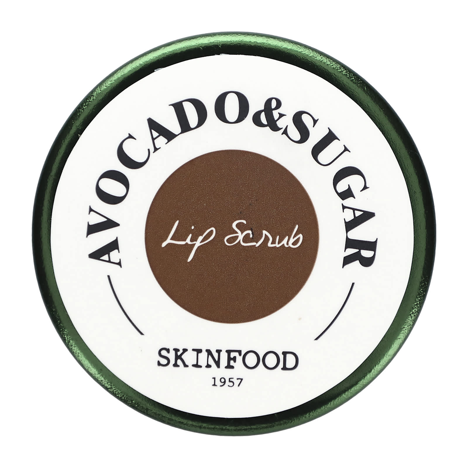 SKINFOOD, Lip Scrub, Avocado & Sugar, 0.5 oz (14 g) - Image 1