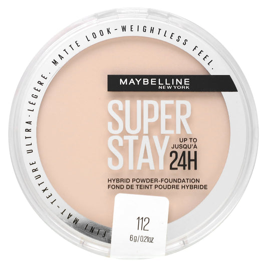Maybelline, Super Stay, Hybrid Powder-Foundation, 112, 0.21 oz (6 g) - Image 1