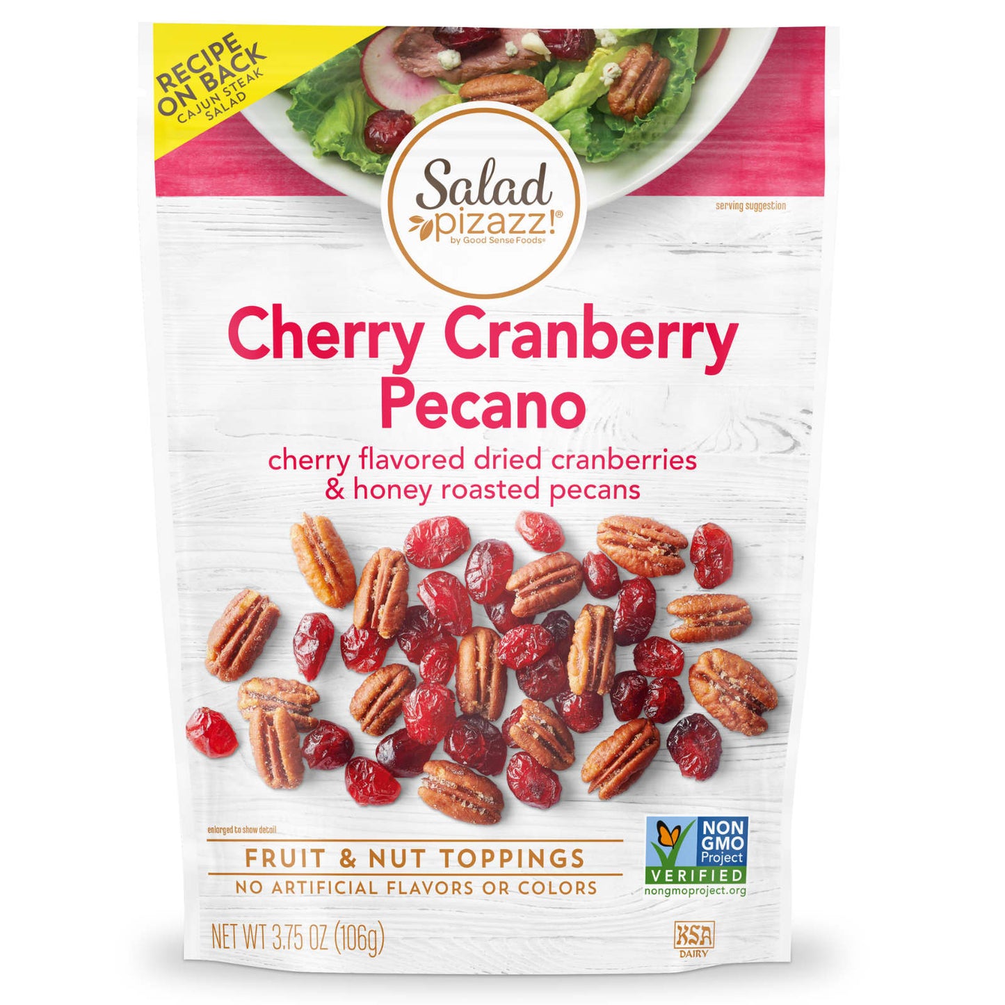 Salad Pizazz!, Fruit & Nut Toppers, Cherry Cranberry Pecano, 3.75 oz (106 g) - Image 1