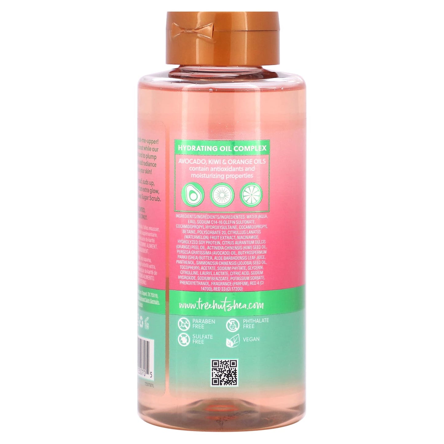 Tree Hut, Foaming Gel Wash, Watermelon , 18 fl oz (532 ml) - Image 2