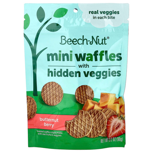 Delicious Mini Waffles with Hidden Veggies for Toddlers - Butternut Berry - Image 1