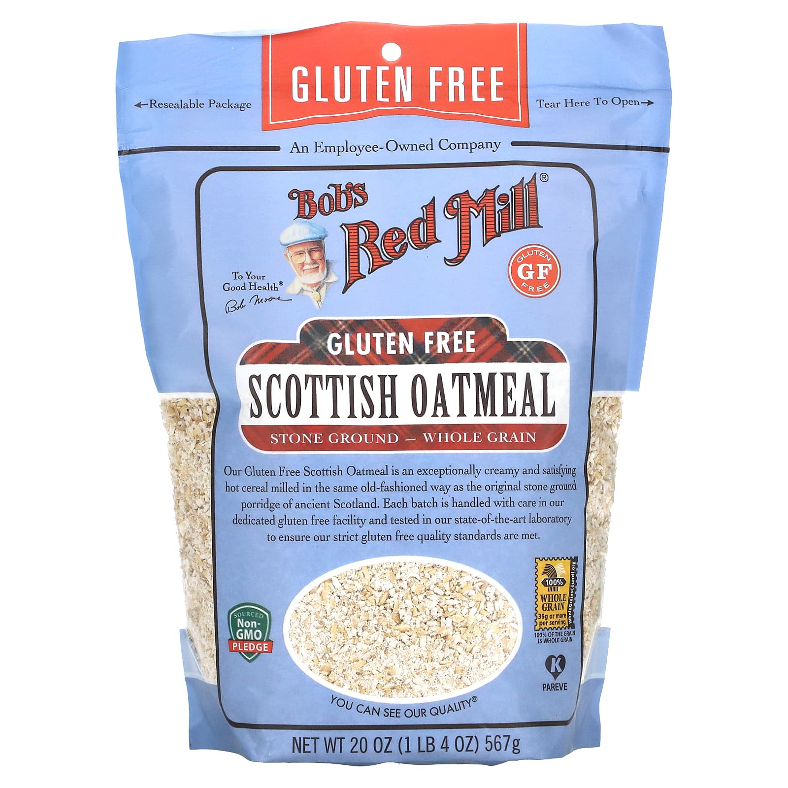 Gluten-Free Scottish Oatmeal by Bob's Red Mill - 20 oz - Image 1