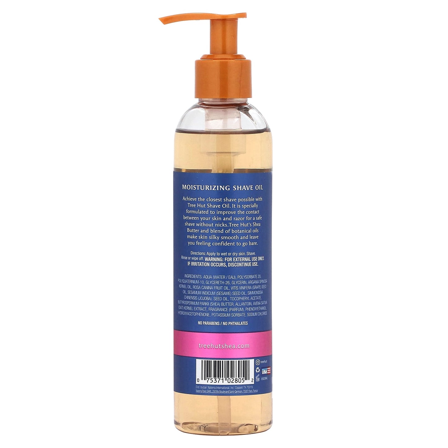 Tree Hut, Moisturizing Shave Oil, Moroccan Rose , 7.7 fl oz (227 ml) - Image 2