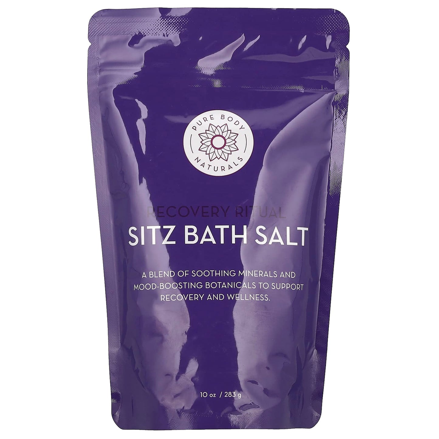 Pure Body Naturals, Recovery Ritual Sitz Bath Salt, 10 oz (283 g) - Image 1