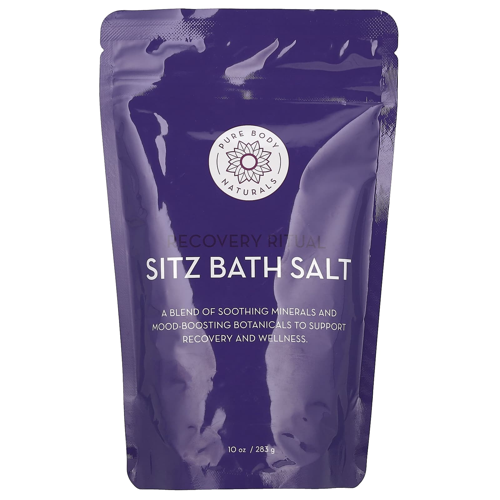 Pure Body Naturals, Recovery Ritual Sitz Bath Salt, 10 oz (283 g) - Image 1