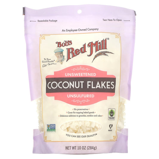 Coconut Flakes by Bob's Red Mill - Unsweetened, Unsulfured, 10 oz - Image 1