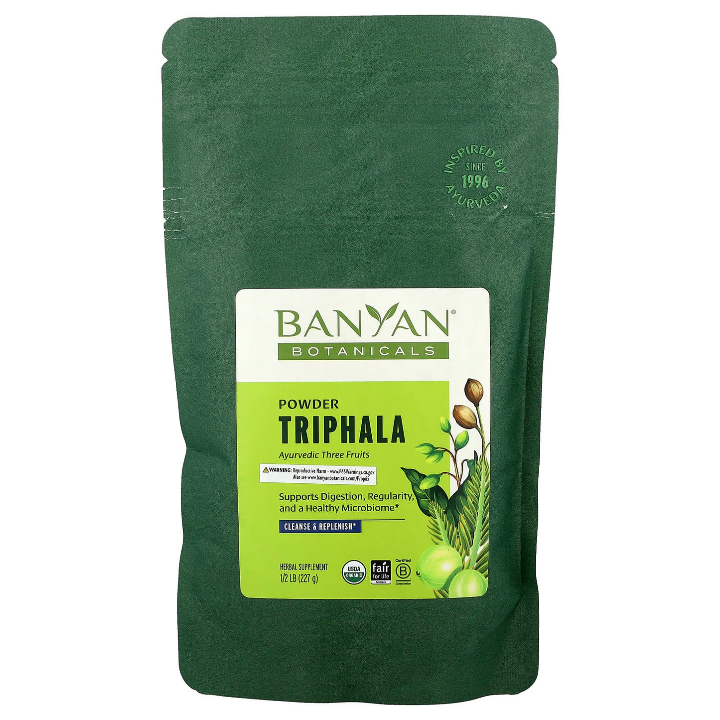 Triphala Powder for Healthy Digestion & Gut Balance - 0.5 lb - Image 1