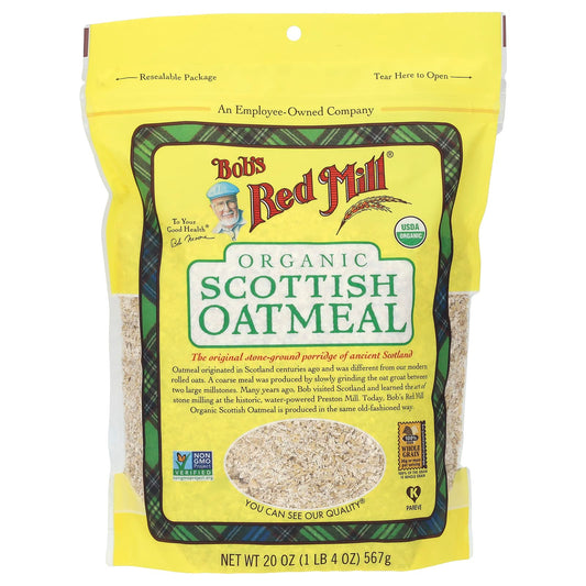 Organic Scottish Oatmeal by Bob's Red Mill | Stone-Ground, 100% Whole Grain - Image 1