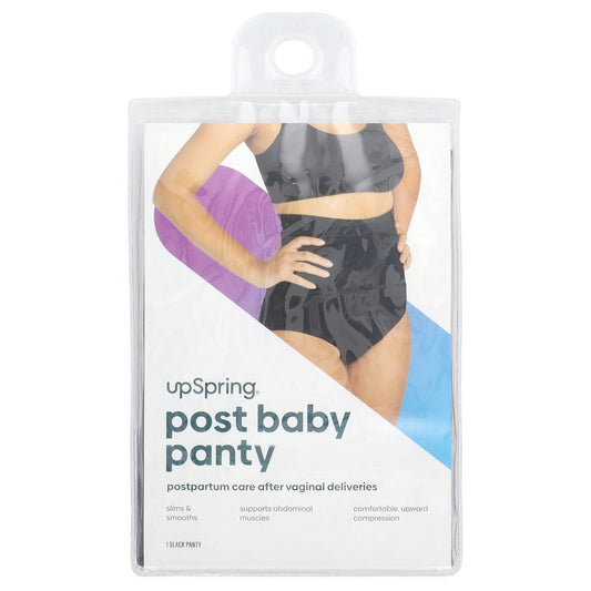 UpSpring, Post Baby Panty, Small/Medium, Black, 1 Count - Image 1