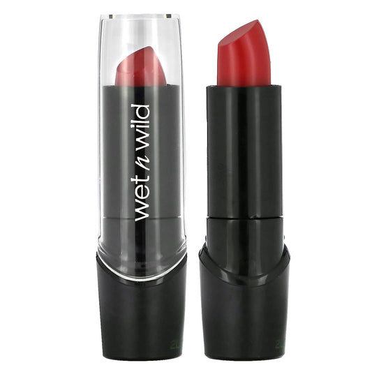 wet n wild, Silk Finish Lipstick, 563C Raging Red, 0.13 oz (3.6 g) - Image 1