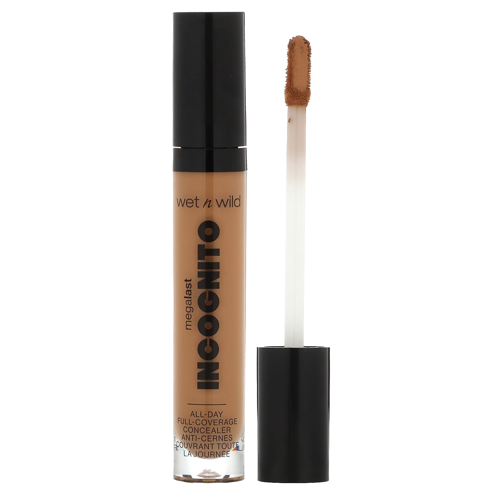 wet n wild, MegaLast, Incognito, All-Day Full Coverage Concealer, 1114053 Tan Deep, 1.12 oz (31.75 g) - Image 1