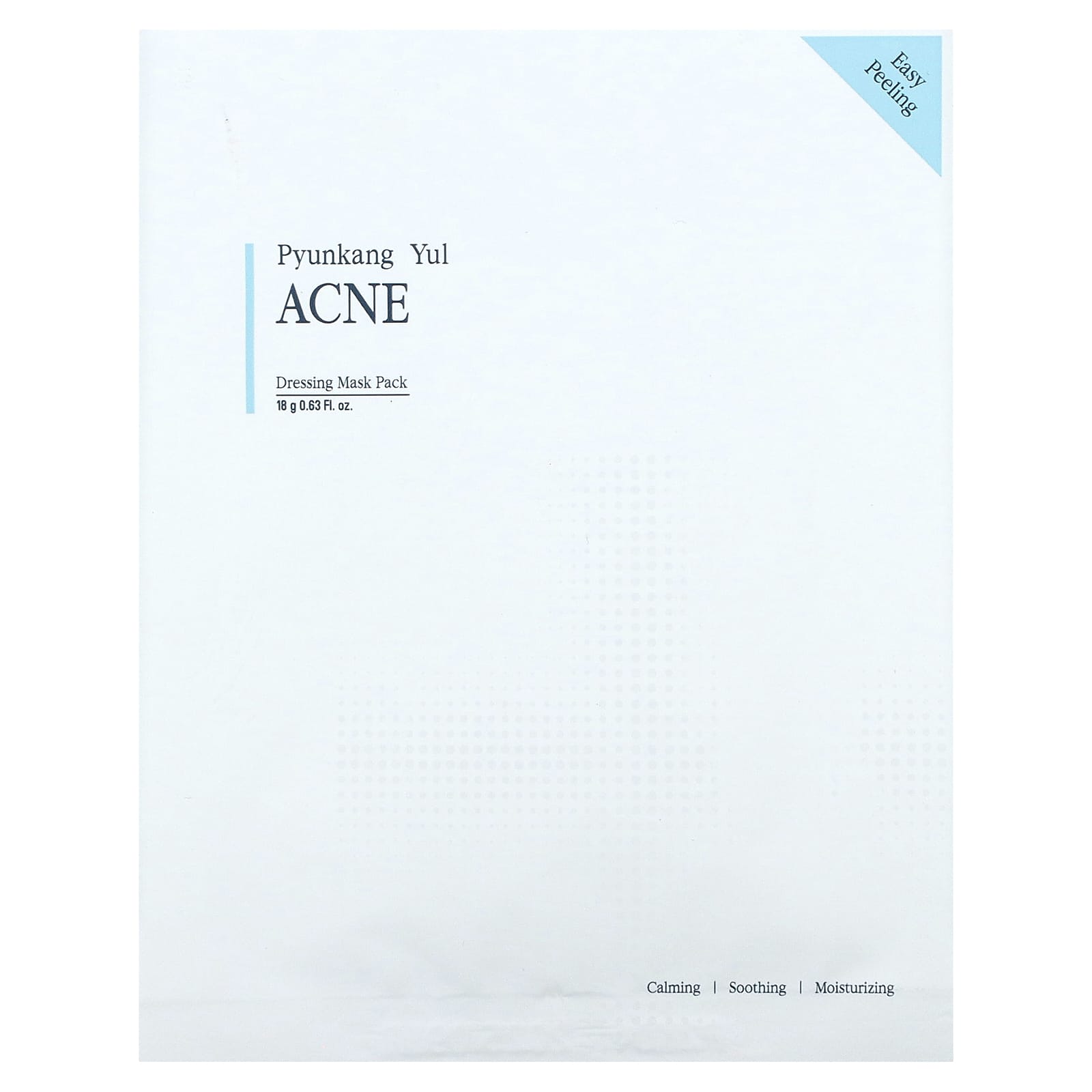 Pyunkang Yul, ACNE, Dressing Beauty Mask Pack, 1 Mask, 0.63 fl oz (18 g) - Image 1