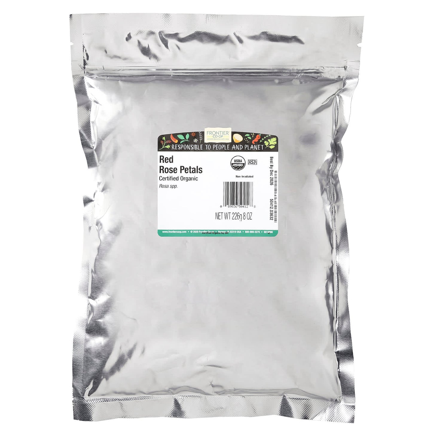 Organic Red Rose Petals by Frontier Co-op - 8 oz - Image 2