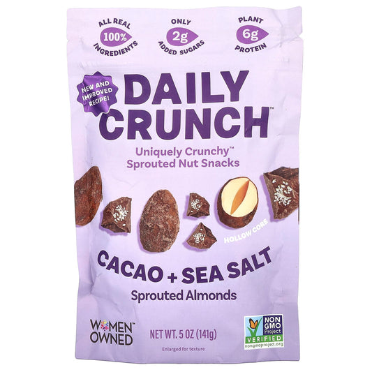 Crunchy Cacao Sprouted Almonds | Vegan, Gluten-Free & Superfood - Image 1