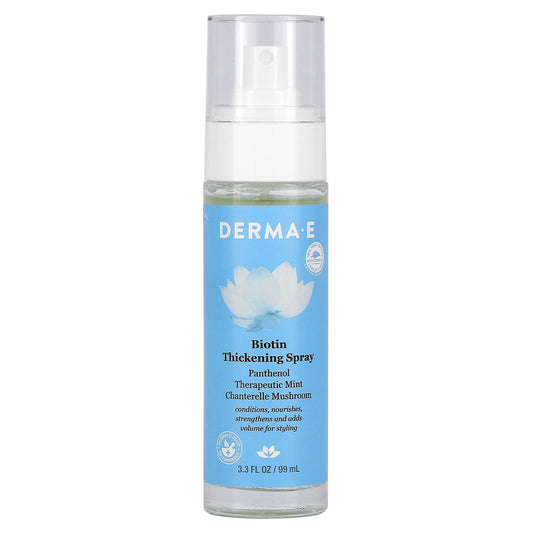 Derma E Biotin Thickening Spray for Hair Volume and Strength - Image 1