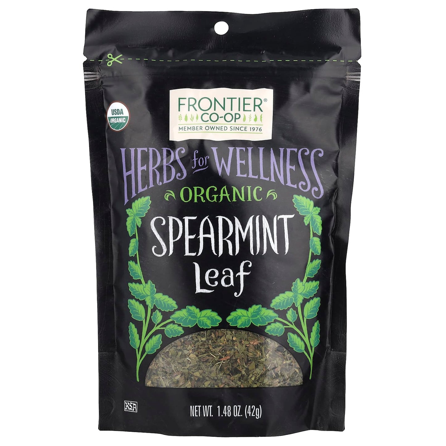 Organic Spearmint Leaf for Wellness by Frontier Co-op - Image 1