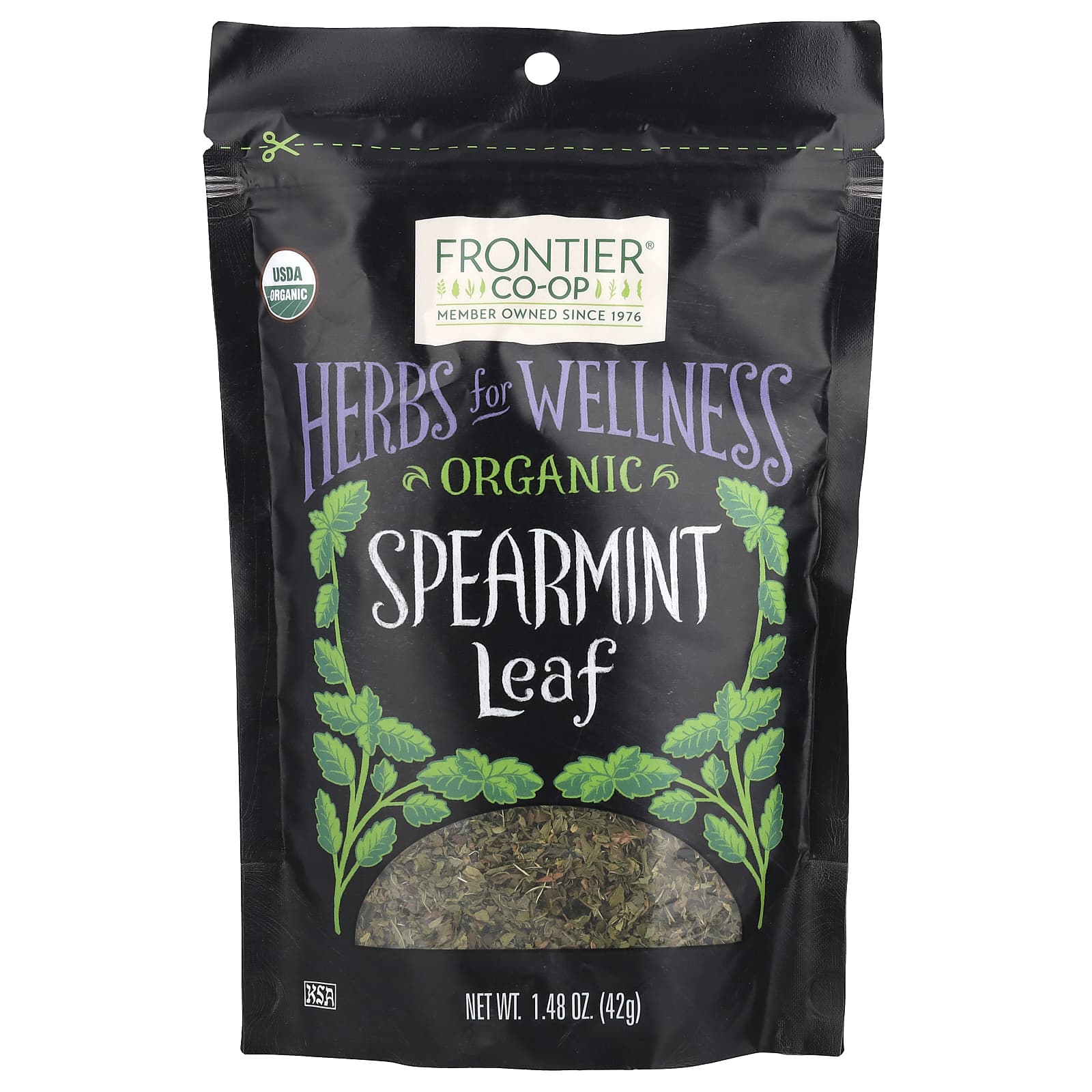 Organic Spearmint Leaf for Wellness by Frontier Co-op - Image 1