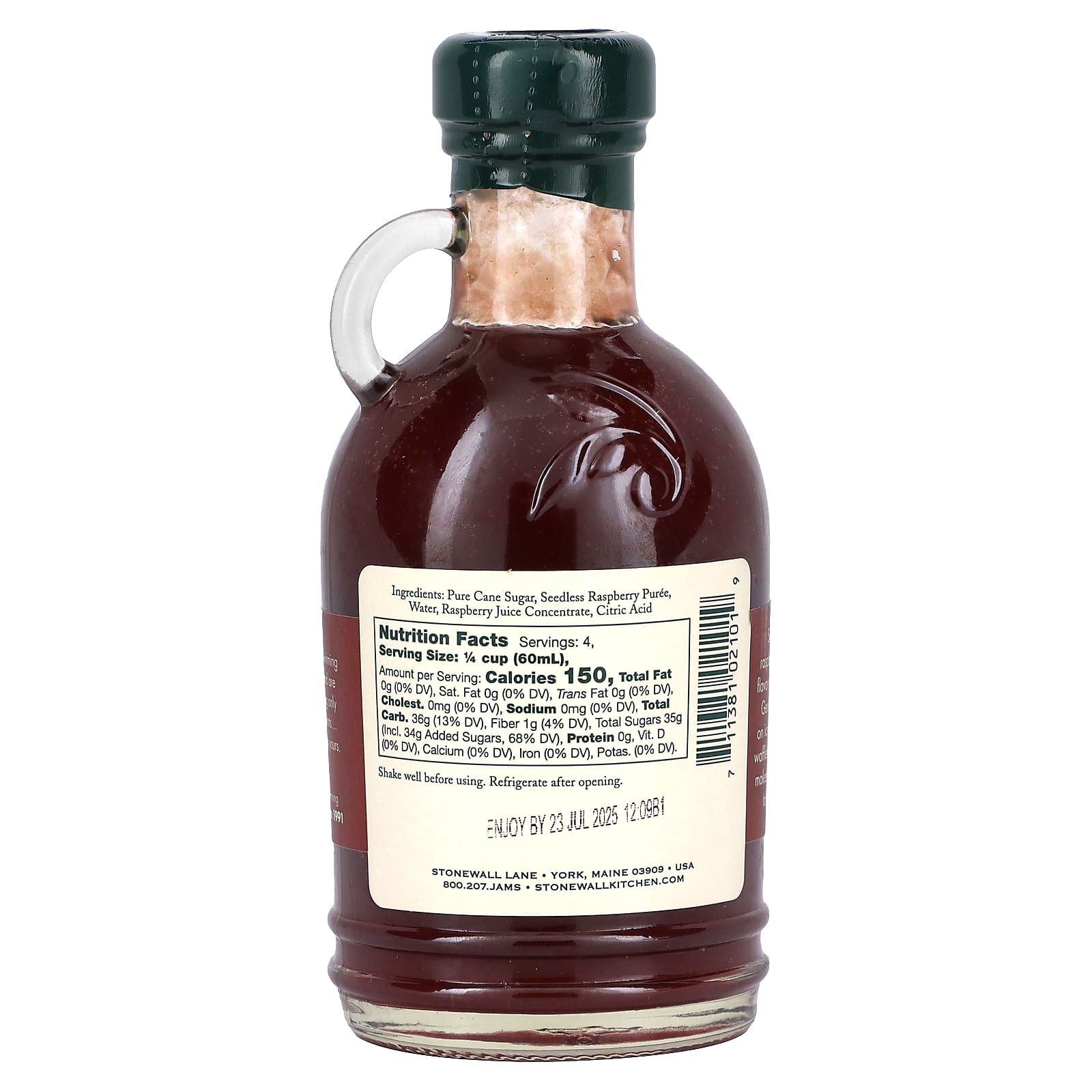 Stonewall Kitchen, Raspberry Syrup, 8.5 fl oz (250 ml) - Image 2